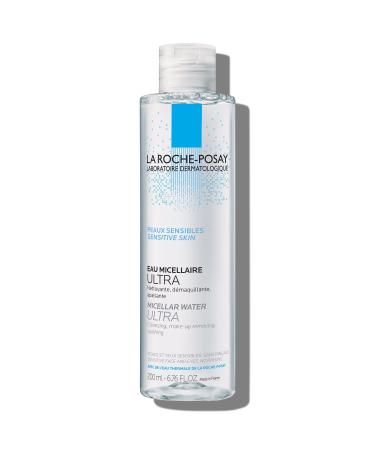 La Roche-Posay Micellar Cleansing Fluid for Sensitive Skin 200 milliliters Unscented 200 ml (Pack of 1)