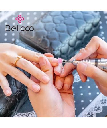 BELICOO Nail Drill Bits Sets 10pcs Professional Electric Nail Files Drill 3/32 Inches Tungsten Steel Diamanten Cuticle Nail Drill Tool Home Nail Salon - Rainbow) Rainbow-professional - Buy Online on SooperMarket.com