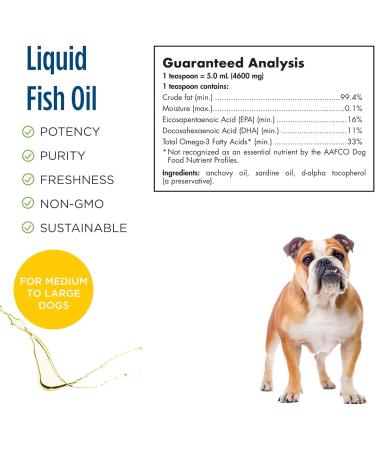 Omega-3 Pet Fish Oil for Cats and Small Dogs 237ml Lab-Tested Soy Free Gluten Free Non-GMO - Buy Online on SooperMarket.com