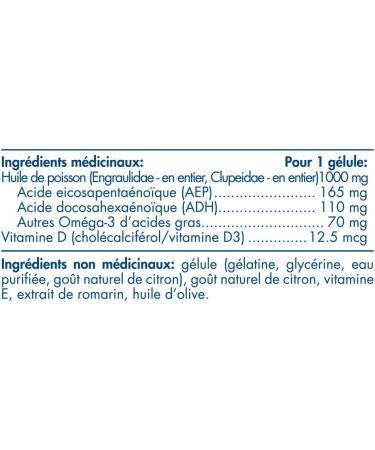 Nordic Naturals Omega-3D Lemon - Supports Cognition Immune Cardiovascular Health and Added Bone Support 60 Count - Buy Online on SooperMarket.com