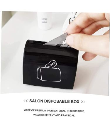 PopetPop 2-Station Razor Blade Storage Box - Safe Disposal Container for Salons & Men Durable & Portable Hot Box - Buy Online on SooperMarket.com