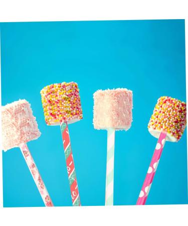 IMIKEYA 50pcs Marshmallow Stick Lollipop Sticks Cookies Decorating Sticks Marshmallow Candy Sticks Candy Melt Sticks Candy Bars Marshmallow Supplies Paper Super Long Cake Stick - Buy Online on SooperMarket.com