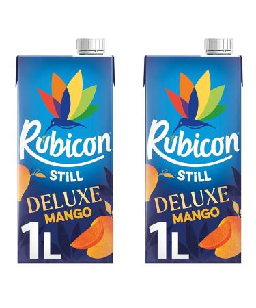 RUBICON Mango fruit juice fresh and fruity with a sweet aromatic taste (1 x 1l) (Pack of 2) Mango 1 l (Pack of 2)
