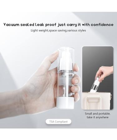 SIGOEI 13 Pack Travel Sub-Bottling Set - TSA Approved Cosmetic Containers for Lotion, Shampoo, Cream, Soap - Vacuum Pump Bottle 13 Pack - Buy Online on SooperMarket.com