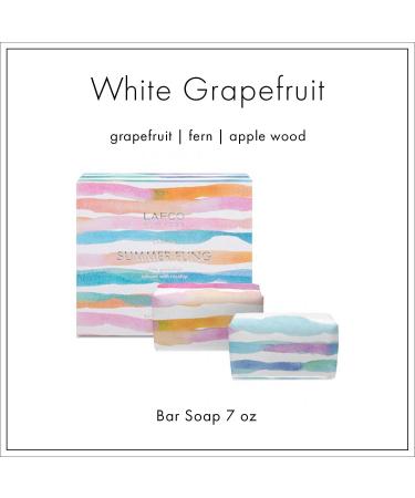 LAFCO New York Summer Fling Bar Soap Gift Set - White Grapefruit, Fern, Apple Wood - 7 oz (2 Bars) - Buy Online on SooperMarket.com