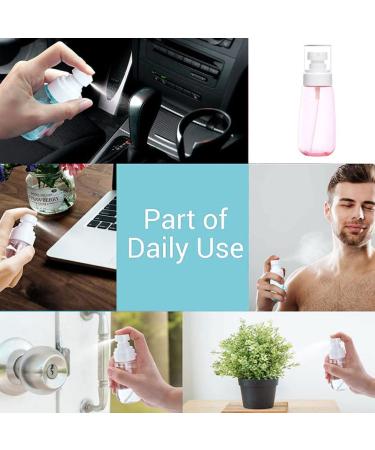 80ml Refillable Small Spray Bottle - Fine Mist Plastic Liquid Sprayer for Travel & Home Use - Buy Online on SooperMarket.com