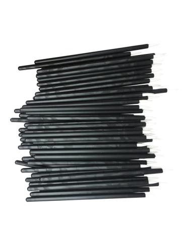 Beavorty 100pcs Delineador De Disposable Makeup Eyeliner Makeup Brush Set 15cmX10cm Black