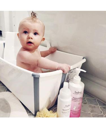 Babo Botanicals Unscented Baby Foam Wash 9 Fl Oz | Organic Calendula & Oat Protein - Buy Online on SooperMarket.com