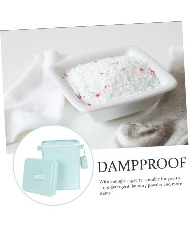 ORFOFE Box Dispenser Washing Laundry Laundry Bucket Softener Beads Iron 1 count (Pack of 1) Light Green - Buy Online on SooperMarket.com