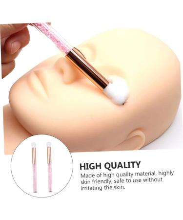 Beavorty 2Pcs Eye Shadow Brush Women Eyeshadow Brush Salon Makeup Tool Pink - Buy Online on SooperMarket.com