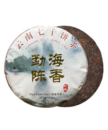 357g 2017yr Yunnan Ripe Puer Tea Cake