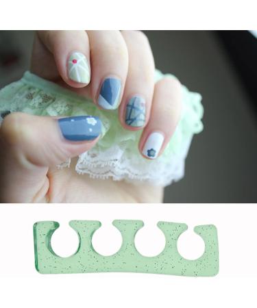 Gel Toe Separator 4PCS for Nail Varnish, Green & Translucent Toe Dividers/Spacers - Nail Art Pedicure Manicure Accessories - Buy Online on SooperMarket.com