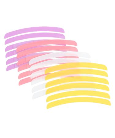 BELLIFFY 12 Pairs Eyelash Tape Lash Lift Perming Stripes Eyelash Perming Tool Eyelash Perming Rods Lash Lifting Tool Eyelash Beauty Tool Lash Perming Pads Silicone Eyelash Lift Pads