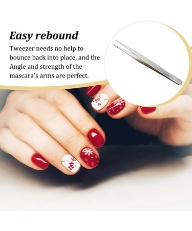 Dajidafu Eyelash Tweezers Stainless Steel High Precision Anti-static Curved Eyebrow Nipper Lash Supplies Eyewinker Extension Tools 10 - Buy Online on SooperMarket.com