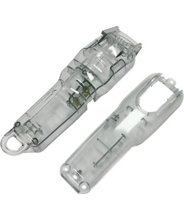 Brensty 1Set Gray Hair Clipper Back Housing Cover Clear Front Lid for Hair Trimmer Tools Kit - Buy Online on SooperMarket.com