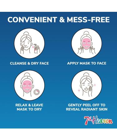 7th Heaven Manuka Honey Peel Off Face Mask with Vitamin E - Nourish and Renew - All Skin Types - Buy Online on SooperMarket.com