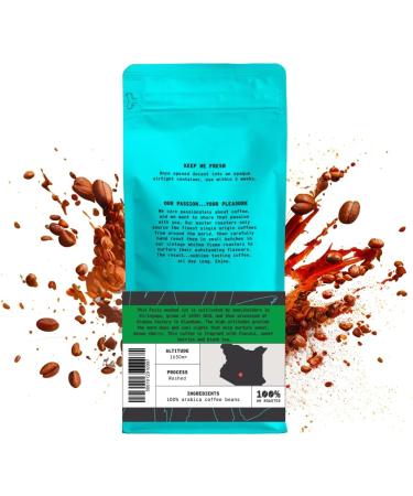 Coffee Beans 227g Bag Whole Bean Coffee Kenya Coffee Beans Black Tea & Fruits Notes 100% Arabica Light Roast AA Grade Speciality Freshly Roasted Single Origin (We Are Coffee Co) Whole Bean 227 g (Pack of 1) - Buy Online on SooperMarket.com