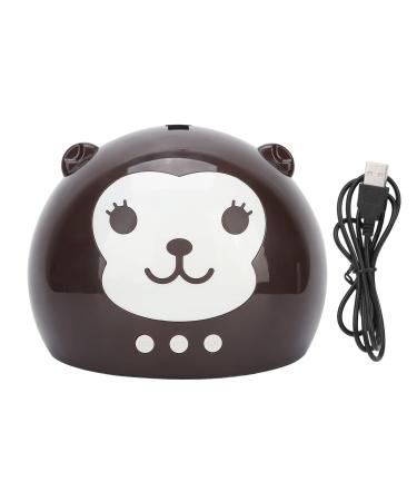 UV LED Nail Dryer 36W Gel Polish Curing Lamp Cute Cartoon Monkey 12Pcs Lamp Beads Nail Dryer for Home Salon