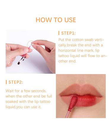 PASNOWFU Tattoo Lipstick 20 Pcs - Velvet Matte Lip Stain - Waterproof and Durable - Non-Stick Lip Gloss (Red) - Buy Online on SooperMarket.com