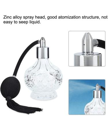 Retro Refillable Perfume Bottle 80ml - Unique Carved Atomizer with Tassel - International Shipping Available - Buy Online on SooperMarket.com