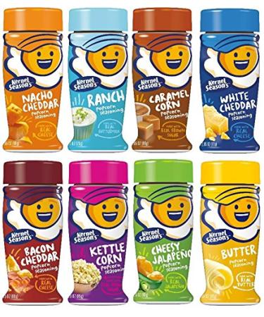 Kernel Season's Full-Size Jars Seasoning Variety Pack, 2.4-3.0 Ounce Shakers ... Standard Packaging