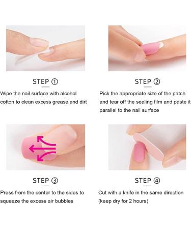 Self-Adhesive Nail Film - 14 Glitter Gradient Sheets (196 PCs) | Nail Art Stickers Manicure Set with Nail Files & Rubber Shaver for DIY Decoration - Buy Online on SooperMarket.com