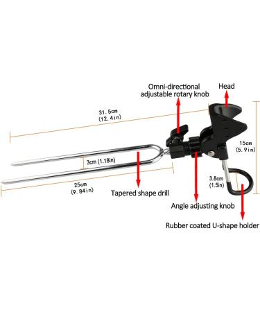 Coolnice Rod Holders for Bank Fishing - 2 Pack: Secure Your Rods Easily - Buy Online on SooperMarket.com