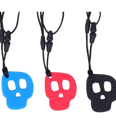 Buy Chew Sensory Necklaces - Silicone Oral Motor Necklaces for Autism ADHD & Anxiety - 5 Pack - Buy Online on SooperMarket.com