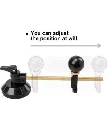 ANCIRS 30cm Circle Glass Cutter - Adjustable with Round Knob Handle and Suction Cup - Buy Online on SooperMarket.com