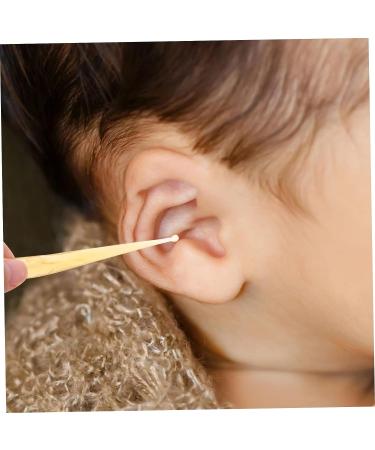 Healvian 2 Pcs Croissant Ear Pick: Ear Cleaning Tools, Travel Ear Plugs Wood Tools, Earwax Removal Swab, Cerumen Spoon, Ear Wax Removal Tool - 11.3x1.1x0.2cm - Buy Online on SooperMarket.com