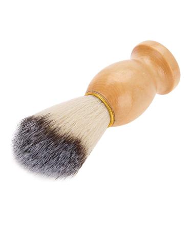 Shavinportable Men Soft Synthetic Hair Wood Handle Beard Shaving Brush Brush Stand Tool 11 5 4 Portable Men Soft Synthetic Hair Wood Handle Beard Shaving Brush Barber Tool