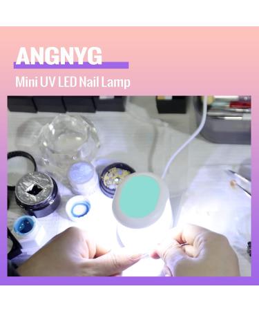 Buy Angnya Mini LED UV Nail Dryer Portable 16W USB Nail Lamp for Gel Nails Perfect for Manicure & Nail Art (Green) - Buy Online on SooperMarket.com