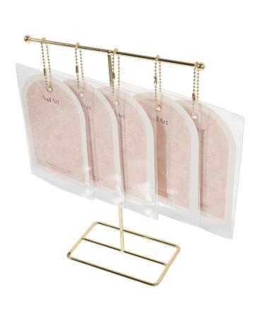 PLAFOPE 1 Set Nail Art Display Cardboard Manicure Showing Holder Nail Art Display Cards Manicure Display Card Fake Nail Paper Card Fake Nails Display Cards Nail Salon Display Card