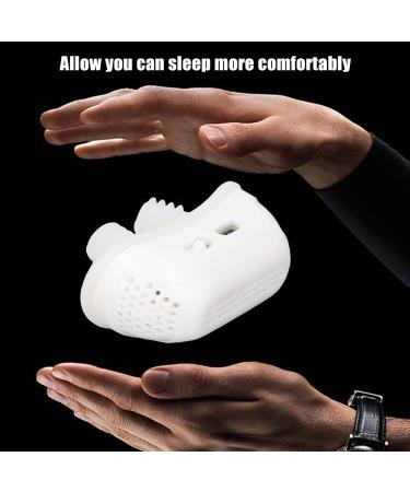 Double Turbofan Snoring Nasal Vents for Men - Improve Sleep Quality at Night (White) - Buy Online on SooperMarket.com