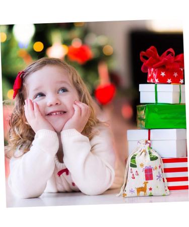 KALLORY 30pcs Christmas Candy Bag Candy Bags Candy Storage Bags Candy Container Drawstring Bags Fine - Buy Online on SooperMarket.com