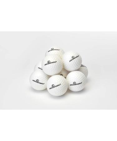 ALMOSTGOLF Point3 Limited Flight Practice Golf Balls - Pack of 24 White Foam Training Balls - Buy Online on SooperMarket.com