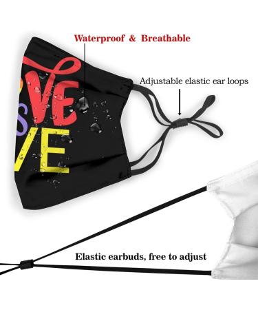 Face Mask Skincare LGBTQ Lives Matter Dustproof Mask for Adults and Teens Thanksgiving Gift - Buy Online on SooperMarket.com
