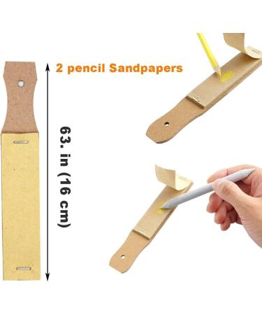 22-Piece Blending Stumps & Tortillions Set with Sharpeners, Extension Tool, and Eraser - Ideal for Student Sketch Drawing - Buy Online on SooperMarket.com