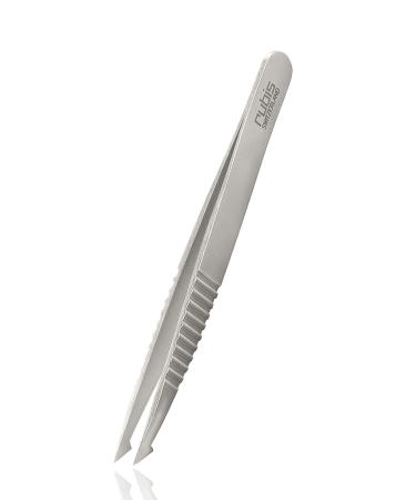 Rubis tweezers Evolution 2in1 - pointed weird and fine - splinter tweezers for ingrown hair and splinter - pluck eyebrows - Progrip