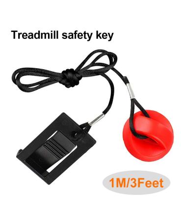 Universal Treadmill Safety Key Replacement for Proform, Weslo, Reebok - Black - Buy Online on SooperMarket.com