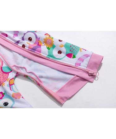 Bonverano Baby Girls Swimsuit - Owl Print One Piece with UPF 50+ Sun Protection | 9-12 Months - Buy Online on SooperMarket.com