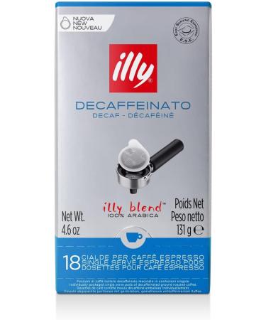illycaffe illy Individually Wrapped Decaffeinated Coffee Servings 18-Count 131 g (Pack of 2) 18 Count (Pack of 2) - Buy Online on SooperMarket.com