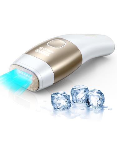 Laser Hair Removal for Women and Men IPL Hair Removal with Ice Cooling Function for Nearly Painless and Long-Lasting Results 24J High Energy IPL Laser Hair Removal for Armpits Legs Arms Bikini Corded