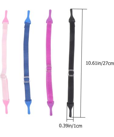 Plafope 8-Piece Adjustable Glasses Holder Lanyard Set for Kids - Elastic Neck Strap & Accessories in Assorted Colors - Buy Online on SooperMarket.com