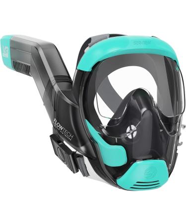 Seaview 180 V3 Full Face Snorkel Mask Adult - Seafoam - Large