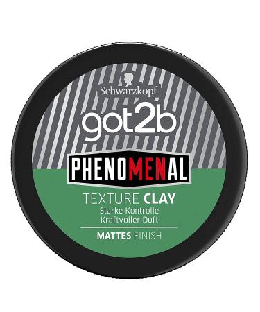 Schwarzkopf got2b Phenomenal Mann O Mann Texture Clay 4-Pack - Unscented Hair Styling Clay 100ml Each - International Shipping Available - Buy Online on SooperMarket.com