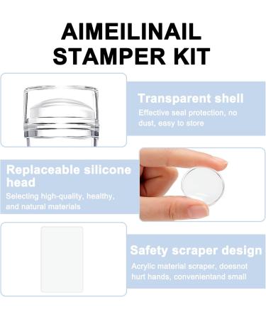 French Nails & Nail Stamp Template for DIY Manicure | Nail Art Printing Tools & Accessories - Buy Online on SooperMarket.com
