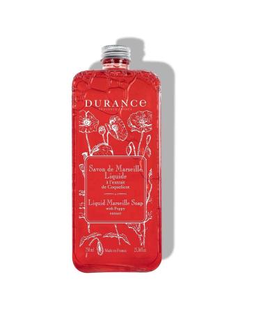 Durance Poppy Marseille Liquid Hand Wash 750ml - Gentle & Nourishing