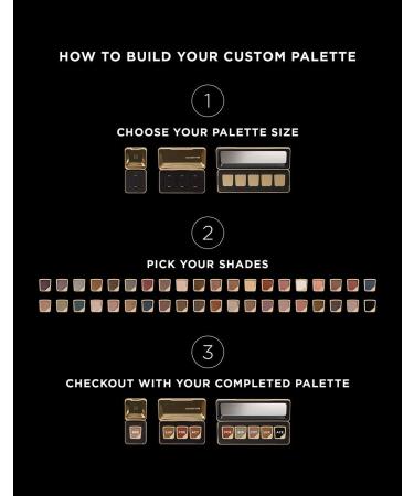 Shop Hourglass Curator Three Pan Refillable Shadow Palette - International Shipping Available - Buy Online on SooperMarket.com