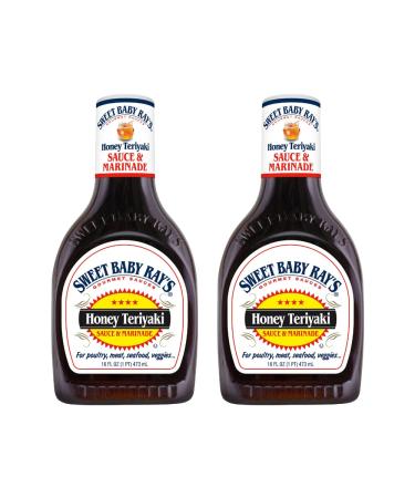 Sweet Baby Ray's Honey Teriyaki Sauces & Marinade (16 Fl Oz (Pack of 2)) SET OF 2